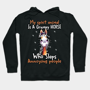 My spirit animal is a grumpy horse Hoodie